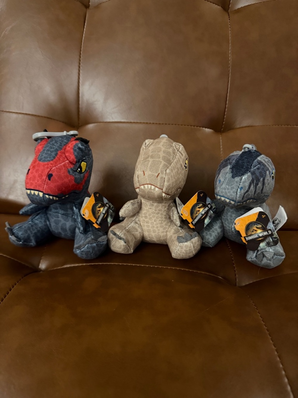 Universal Jurassic World Plush Clip On Sets - 3 Pieces